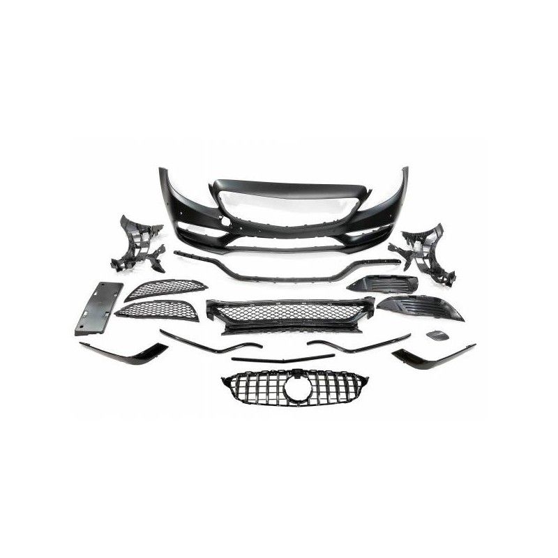 Pare - Choc Avant Mercedes W205 2014-2018 2P / 4P / SW look AMG C63, Mercedes Pare - Choc Avant Mercedes W205 2014-2018 2P / 4P / SW look AMG C63, Mercedes