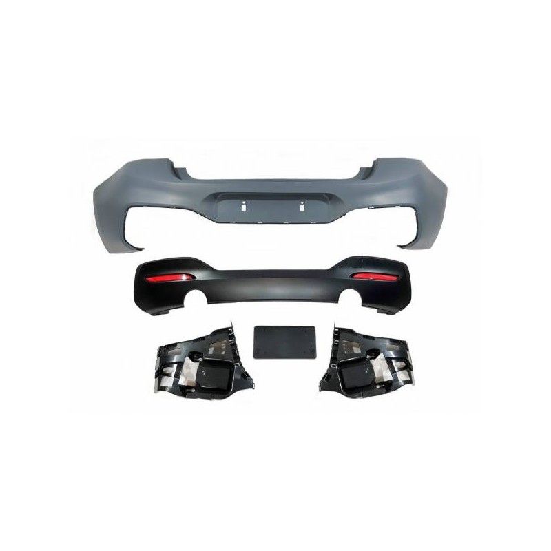 Pare-Choc Arrière BMW F20 /F21 LCI 15-18 1.35 look M-Tech 2 Sorties, Bmw Pare-Choc Arrière BMW F20 /F21 LCI 15-18 1.35 look M-Tech 2 Sorties, Bmw