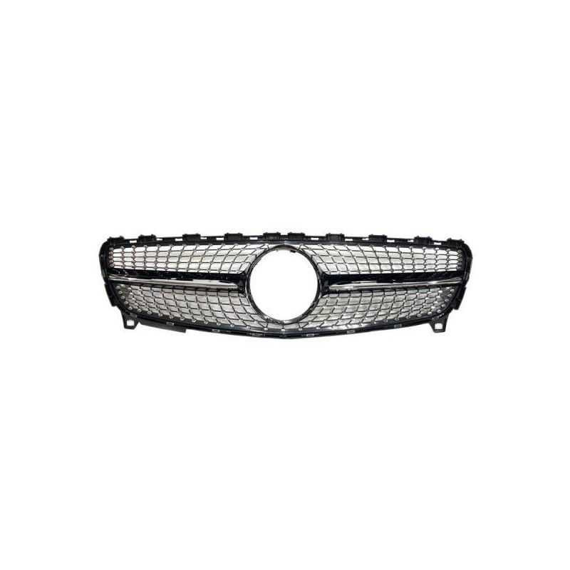Calandre Mercedes W176 2017 Look Diamond, Mercedes Calandre Mercedes W176 2017 Look Diamond, Mercedes