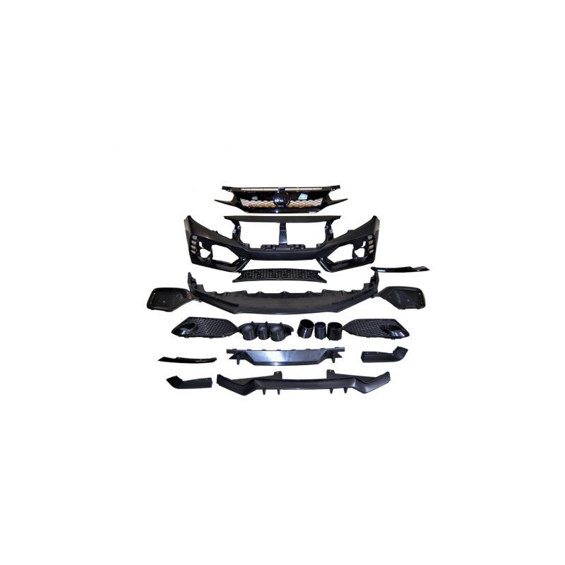 Kit De Carrosserie Honda Civic MK10 Hatchback 2016+ look Type R, Honda Kit De Carrosserie Honda Civic MK10 Hatchback 2016+ look Type R, Honda
