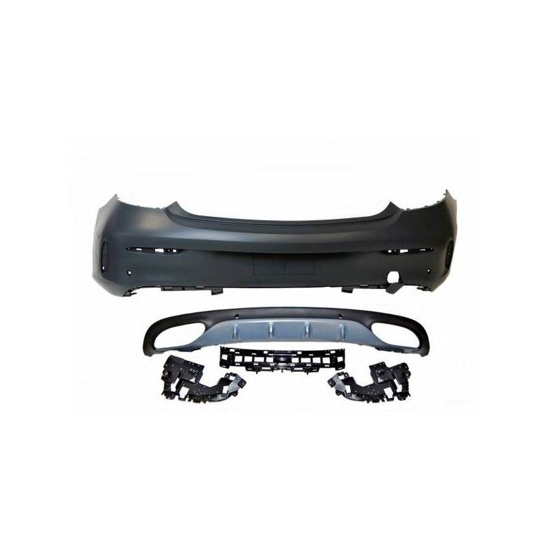 Pare-Choc Arrière Mercedes W205 2P 14-18 Look AMG, Mercedes Pare-Choc Arrière Mercedes W205 2P 14-18 Look AMG, Mercedes