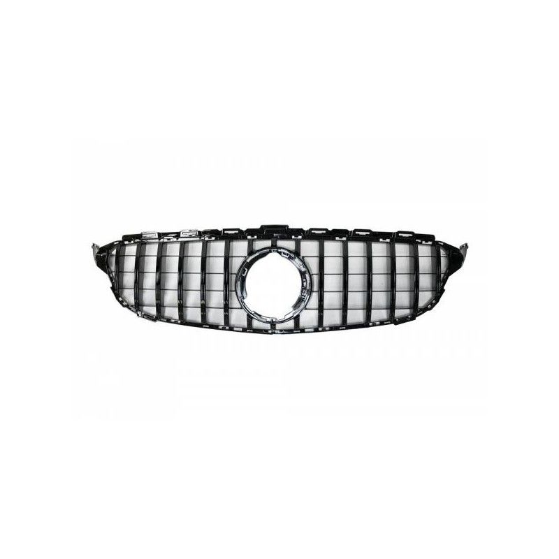 Calandre Mercedes W205 2019 Look GT Black, Mercedes Calandre Mercedes W205 2019 Look GT Black, Mercedes