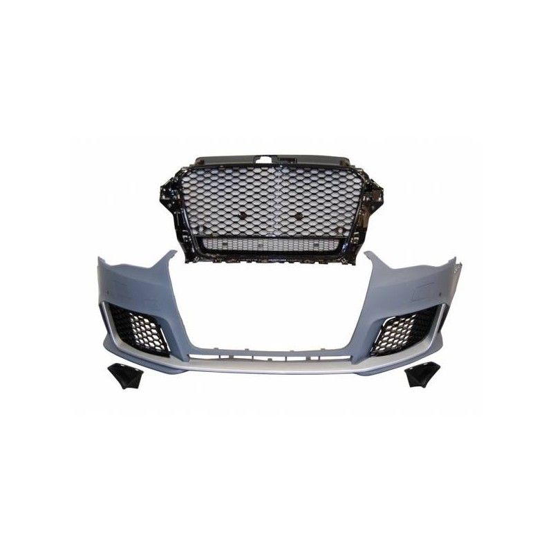 Pare-Choc Avant Audi A3 2013-2015 4 Porte / Cabriolet Look RS3, Audi Pare-Choc Avant Audi A3 2013-2015 4 Porte / Cabriolet Look RS3, Audi