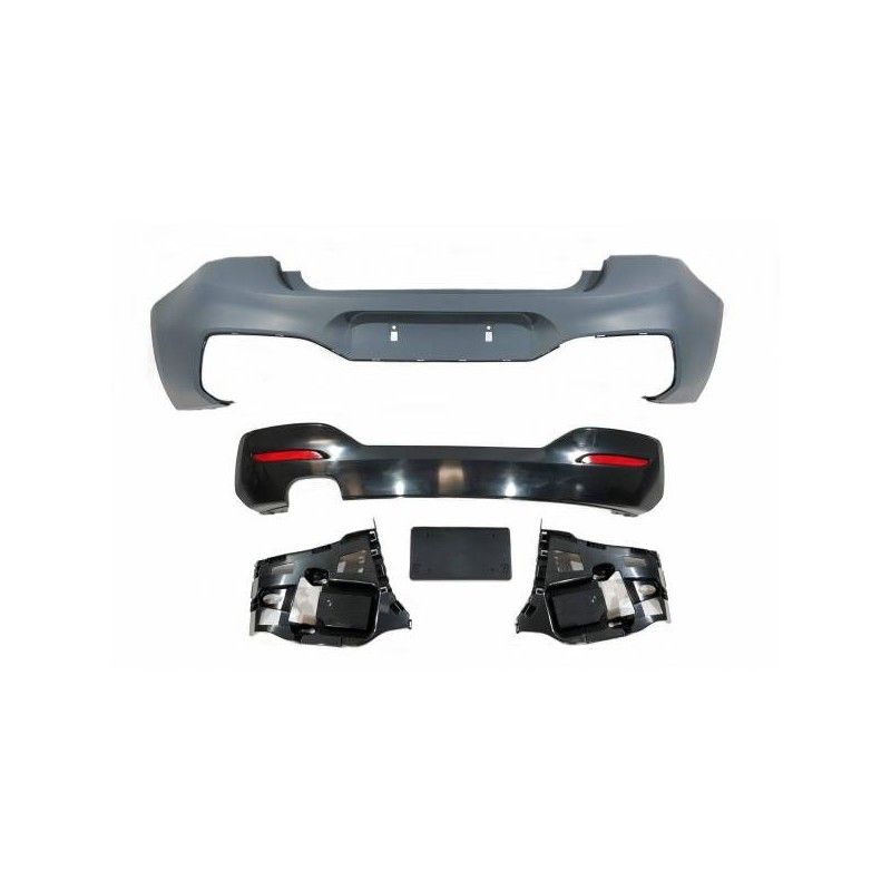 Pare-Choc Arrière BMW F20 /F21 LCI 15-18 look M-Tech 1 Sortie Simple, Bmw Pare-Choc Arrière BMW F20 /F21 LCI 15-18 look M-Tech 1 Sortie Simple, Bmw