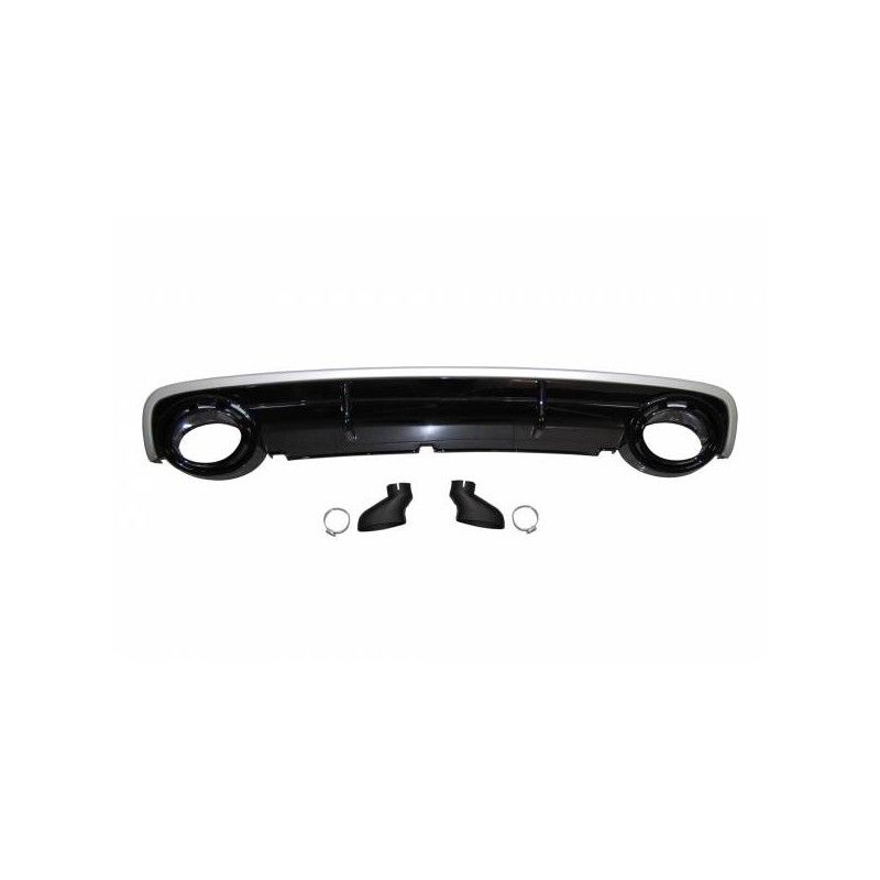 Diffuseur Arrière Audi A6 Sedan / Avant C6 2004-2008 Look RS6 ABS, Audi Diffuseur Arrière Audi A6 Sedan / Avant C6 2004-2008 Look RS6 ABS, Audi