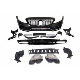 Kit De Carrosserie Mercedes W205 2019 4P / SW Look AMG C63, Mercedes