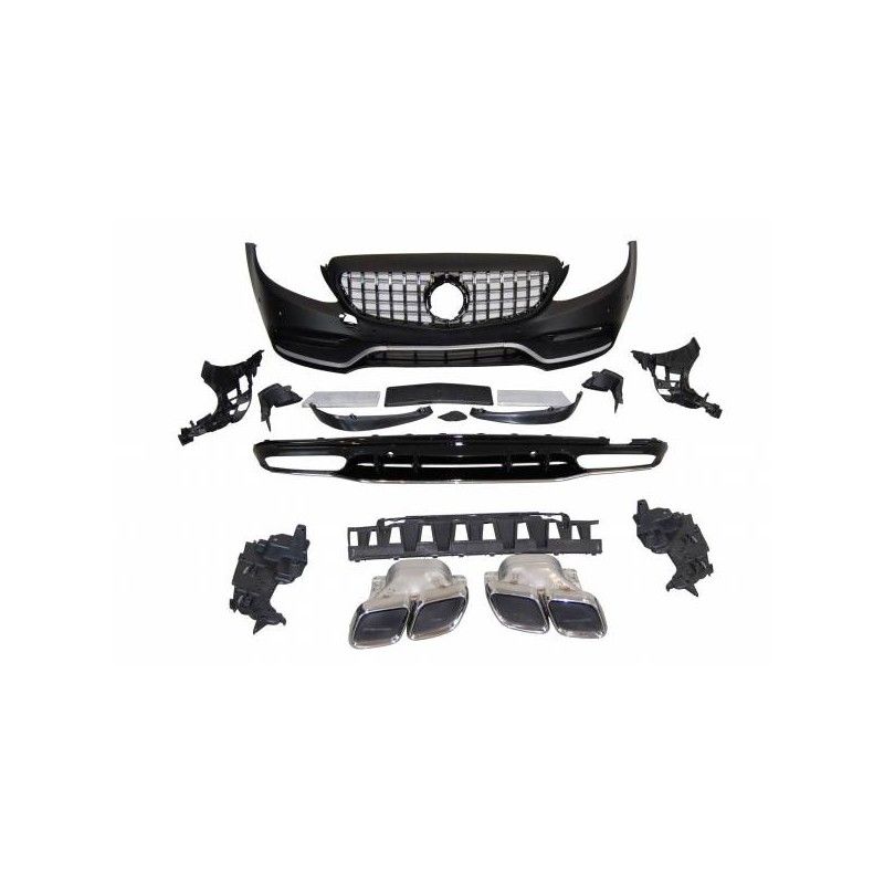 Kit De Carrosserie Mercedes W205 2019 4P / SW Look AMG C63, Mercedes Kit De Carrosserie Mercedes W205 2019 4P / SW Look AMG C63, Mercedes