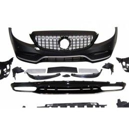 Kit De Carrosserie Mercedes W205 2019 4P / SW Look AMG C63, Mercedes