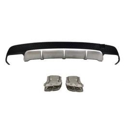 Diffuseur Arrière Mercedes CLA W117 2013-2018 4P/SW Look A45 ABS, Mercedes