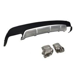 Diffuseur Arrière Mercedes CLA W117 2013-2018 4P/SW Look A45 ABS, Mercedes