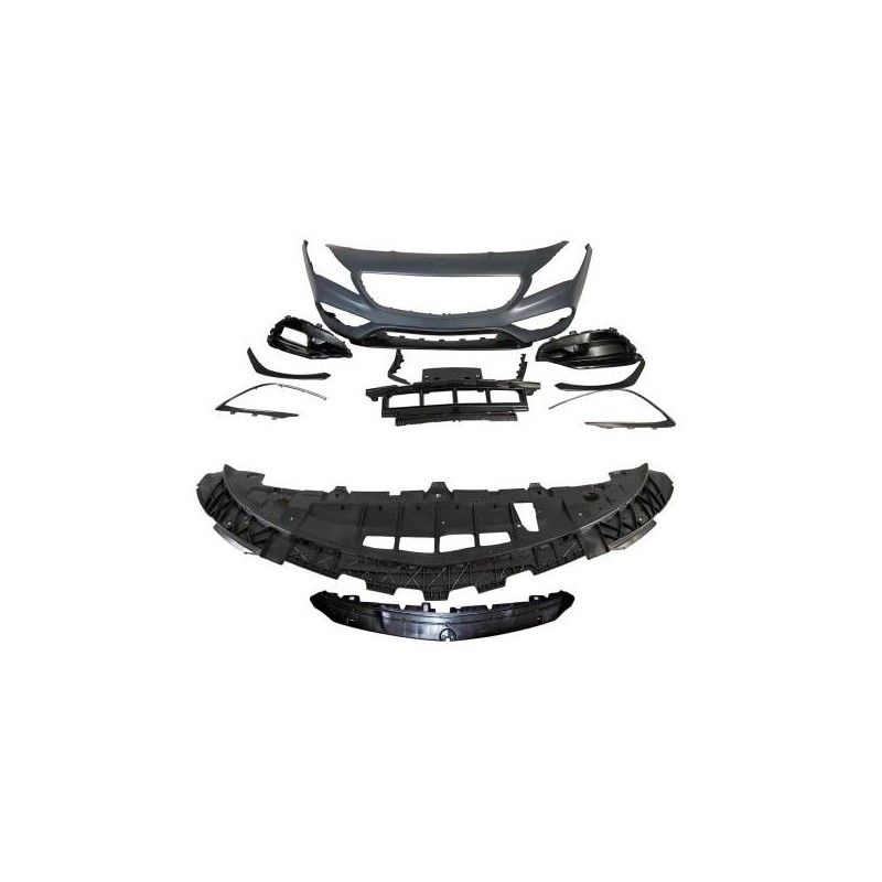 Pare-Choc Avant Mercedes W117 13-15 4P / SW Look AMG A45, Mercedes Pare-Choc Avant Mercedes W117 13-15 4P / SW Look AMG A45, Mercedes