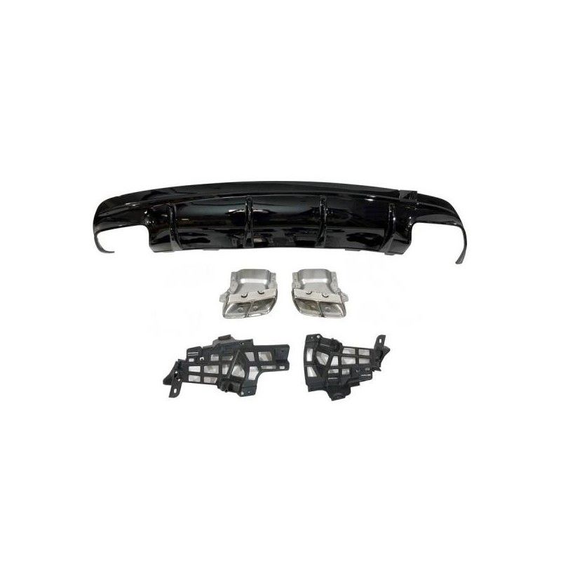 Diffuseur Arrière Mercedes CLA W117 2016-2018 4D/SW Style Facelift look A45, Mercedes Diffuseur Arrière Mercedes CLA W117 2016-2018 4D/SW Style Facelift look A45, Mercedes