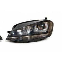 Phare Avant Lumière De Jour Volkswagen Golf 7 Xenon DRL Noir, Volkswagen