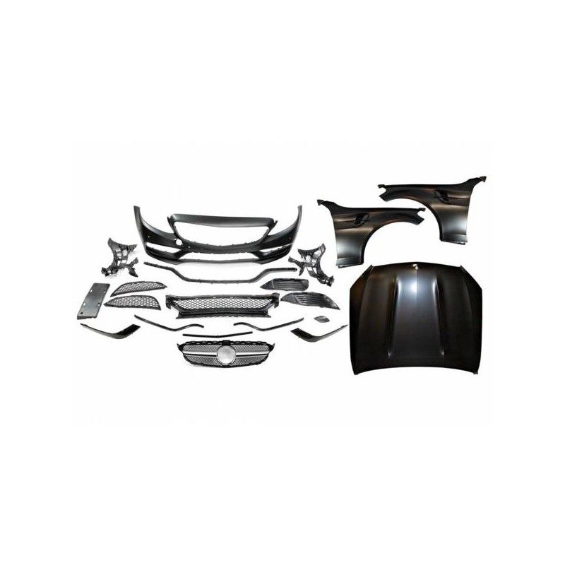 Kit De Carrosserie Mercedes W205 2014-2018 4P/2P/SW Look AMG C63, Mercedes Kit De Carrosserie Mercedes W205 2014-2018 4P/2P/SW Look AMG C63, Mercedes