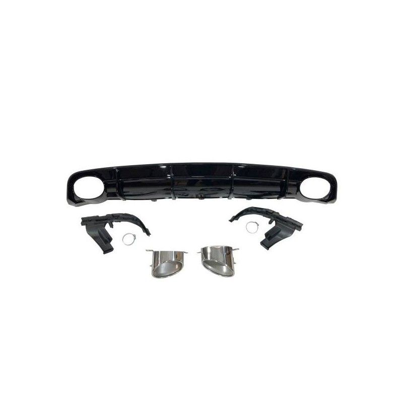 Diffuseur Arrière Audi A6 / A6 Avant Look RS6 2015-2018 C7 S-Line ABS, Audi Diffuseur Arrière Audi A6 / A6 Avant Look RS6 2015-2018 C7 S-Line ABS, Audi