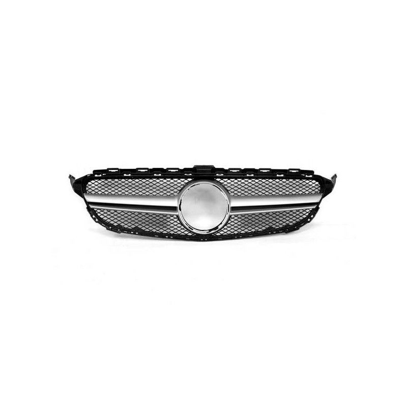 Calandre Mercedes W205 2014-2018 Look Diamond, Mercedes Calandre Mercedes W205 2014-2018 Look Diamond, Mercedes