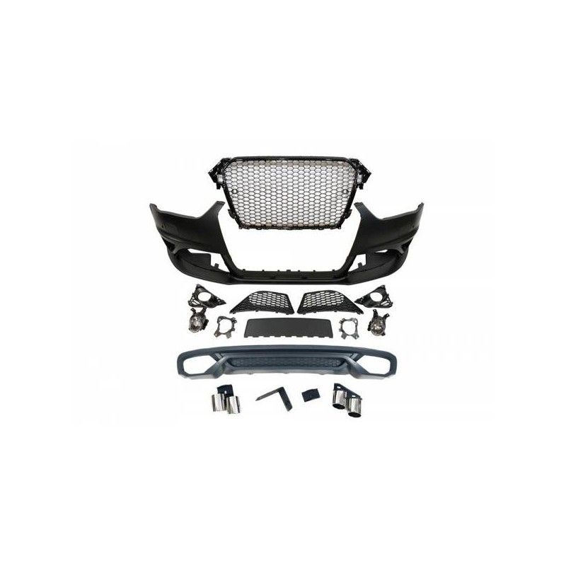 Kit De Carrosserie Audi A4 13-16 Look RS4 B8.5, Audi Kit De Carrosserie Audi A4 13-16 Look RS4 B8.5, Audi