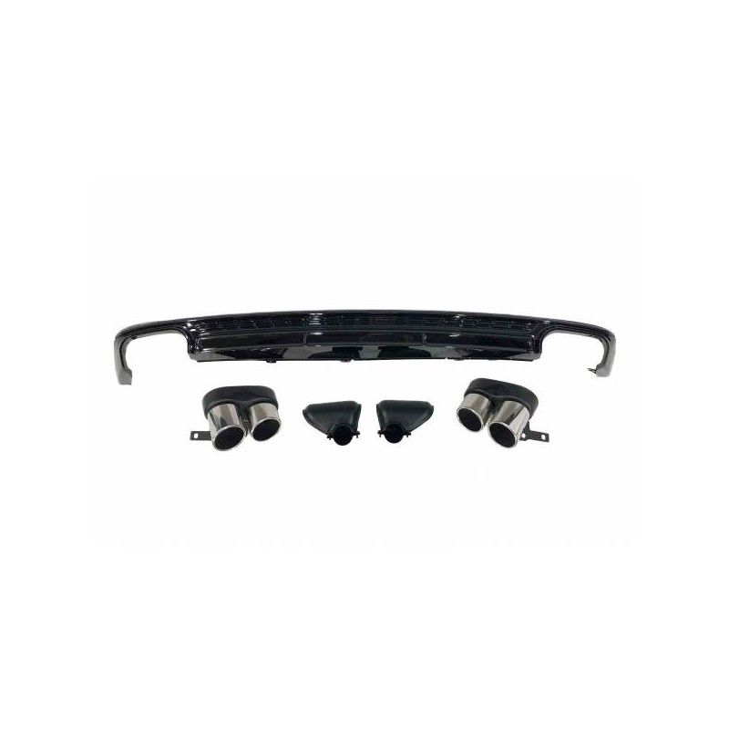 Diffuseur Arrière Audi A6 / A6 Avant C8 Look S6, Audi Diffuseur Arrière Audi A6 / A6 Avant C8 Look S6, Audi