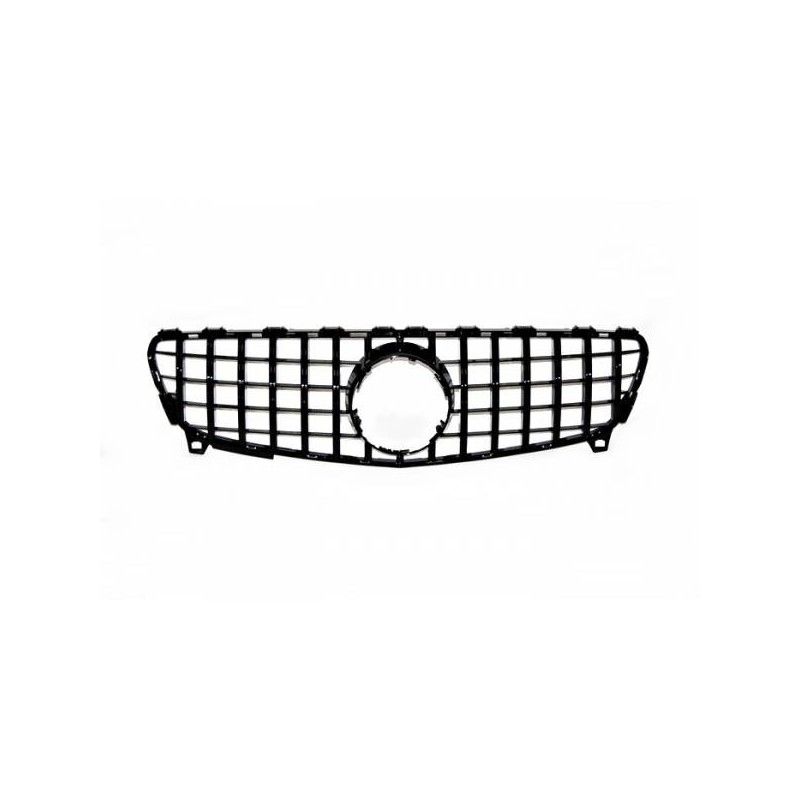 Calandre Mercedes W176 2016-2018 Look GT Noire brillante, Mercedes Calandre Mercedes W176 2016-2018 Look GT Noire brillante, Mercedes