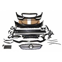 Kit De Carrosserie Mercedes W205 4P 2014-2021 Look C63 2019 Diamond, Mercedes