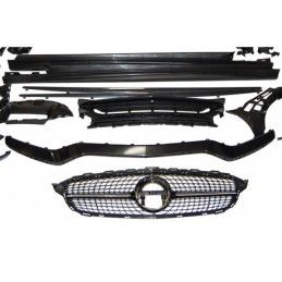Kit De Carrosserie Mercedes W205 4P 2014-2021 Look C63 2019 Diamond, Mercedes