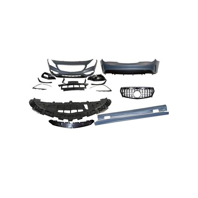 Kit De Carrosserie Mercedes W117 13-16 4P / SW LCI Look AMG A45 Calandre, Mercedes Kit De Carrosserie Mercedes W117 13-16 4P / SW LCI Look AMG A45 Calandre, Mercedes