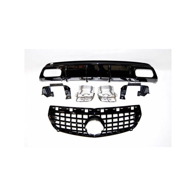 Kit De Carrosserie Mercedes W176 2012-2015 Look GT A45, Mercedes Kit De Carrosserie Mercedes W176 2012-2015 Look GT A45, Mercedes