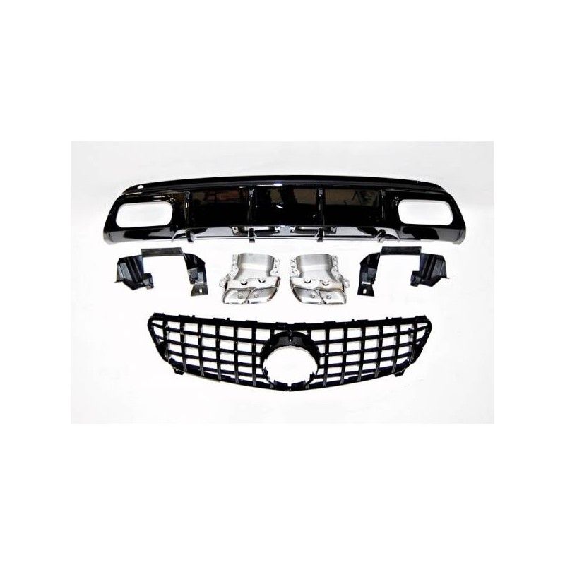 Kit De Carrosserie Mercedes W176 2016-2018 Look GT A45, Mercedes Kit De Carrosserie Mercedes W176 2016-2018 Look GT A45, Mercedes