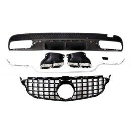 Kit De Carrosserie Mercedes W205 2014-2018 4P / SW Look C63, Mercedes