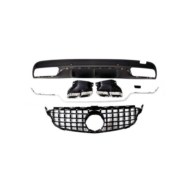 Kit De Carrosserie Mercedes W205 2014-2018 4P / SW Look C63, Mercedes Kit De Carrosserie Mercedes W205 2014-2018 4P / SW Look C63, Mercedes
