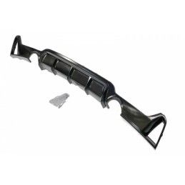Diffuseur Arrière BMW F32 / F33 / F36 Look M Performance 2 Sorties Noir brillant, Bmw