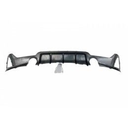 Diffuseur Arrière BMW F32 / F33 / F36 Look M Performance 2 Sorties Noir brillant, Bmw
