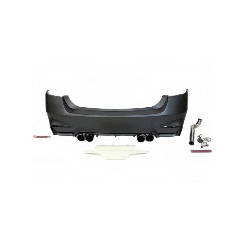 Pare-Choc Arrière BMW F32 / F33 / F36 Look M4 2 Sorties, Echappement, Bmw Pare-Choc Arrière BMW F32 / F33 / F36 Look M4 2 Sorties, Echappement, Bmw