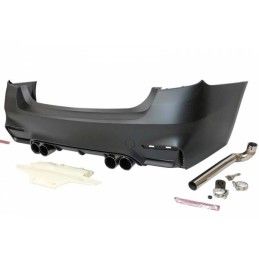 Pare-Choc Arrière BMW F32 / F33 / F36 Look M4 2 Sorties, Echappement, Bmw
