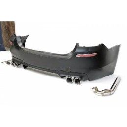 Pare-Choc Arrière BMW F10 10-16 Look M5 2 Sorties, Echappement, Bmw