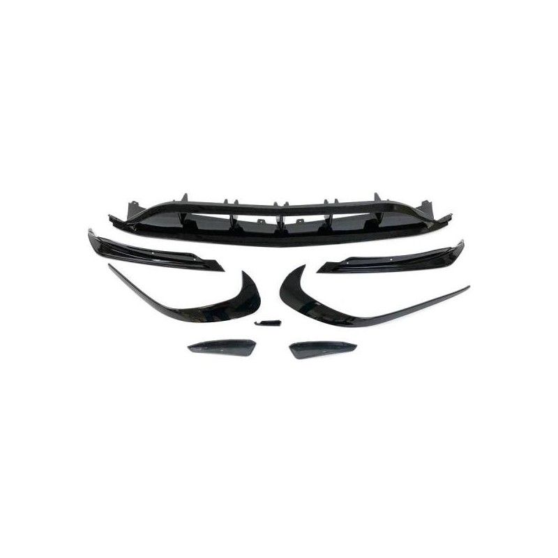 Déflecteur Avant Mercedes W176 16-18 Look AMG A45 Noir brillant, Mercedes Déflecteur Avant Mercedes W176 16-18 Look AMG A45 Noir brillant, Mercedes