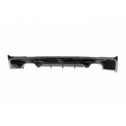 Diffuseur Arrière BMW F22 / F23 14-19 2 Echappement Noir brillant, Bmw