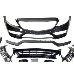 Pare - Choc Avant Mercedes W205 2014-2018 Coupe / 4P / SW look AMG C63, Mercedes
