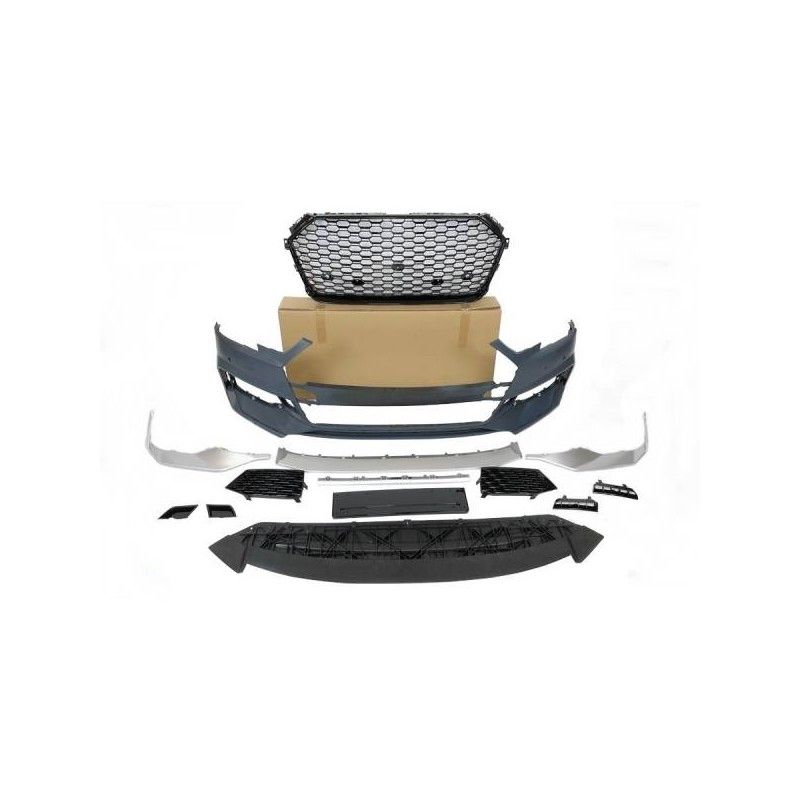 Pare-Choc Avant Audi A4 16-19 B9 Look RS4, Audi Pare-Choc Avant Audi A4 16-19 B9 Look RS4, Audi