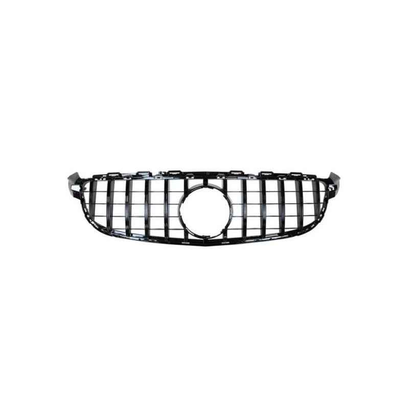 Calandre Mercedes W205 C63 Look GT Noir brillant, Mercedes Calandre Mercedes W205 C63 Look GT Noir brillant, Mercedes