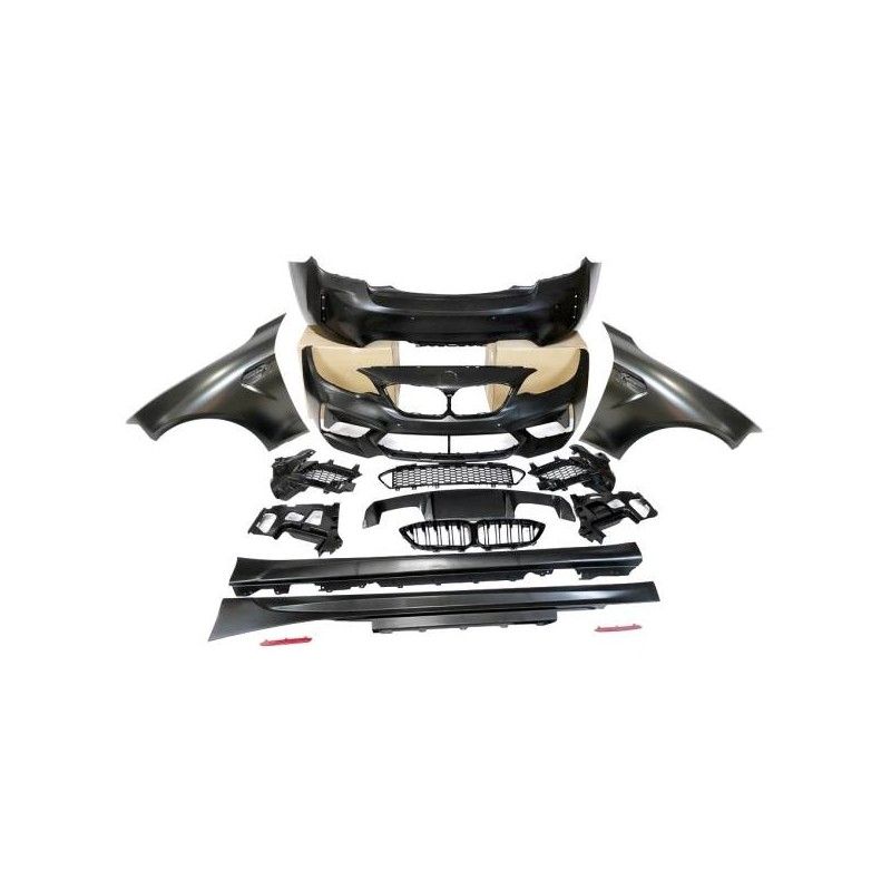 Kit De Carrosserie BMW F22 / F23 2013-2019 Élargi Look M2 Competition, Bmw Kit De Carrosserie BMW F22 / F23 2013-2019 Élargi Look M2 Competition, Bmw