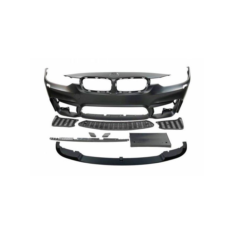 Pare-Choc Avant BMW F30-F31 Look M4 Lip Spoiler ABS, Bmw Pare-Choc Avant BMW F30-F31 Look M4 Lip Spoiler ABS, Bmw