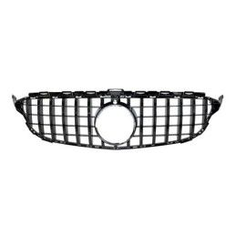 Calandre Mercedes W205 2015-2018 Full Black Caméra, Mercedes