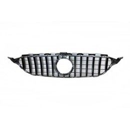 Calandre Mercedes W205 2015-2018 Full Black Caméra, Mercedes