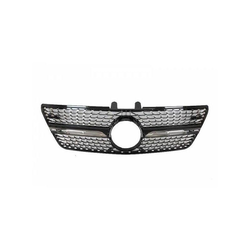 Calandre Mercedes W164 LCI 2009-02012 Look Diamond Black, Mercedes Calandre Mercedes W164 LCI 2009-02012 Look Diamond Black, Mercedes