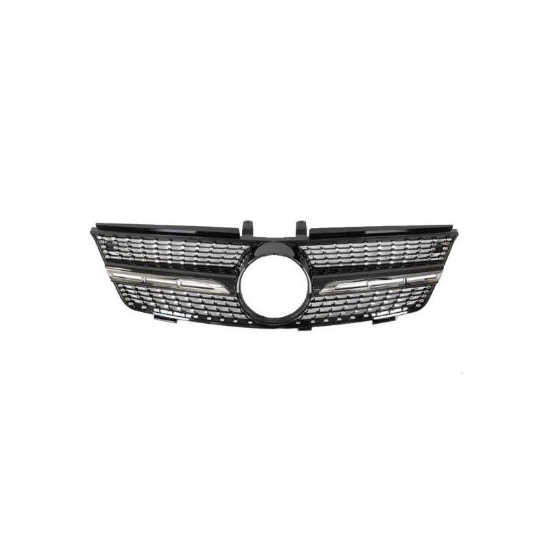 Calandre Mercedes W164 2005-2008 Look Diamond Black, Mercedes Calandre Mercedes W164 2005-2008 Look Diamond Black, Mercedes