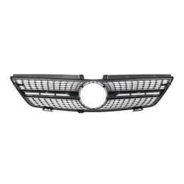 Calandre Mercedes W164 2005-2008 Look Diamond Black, Mercedes