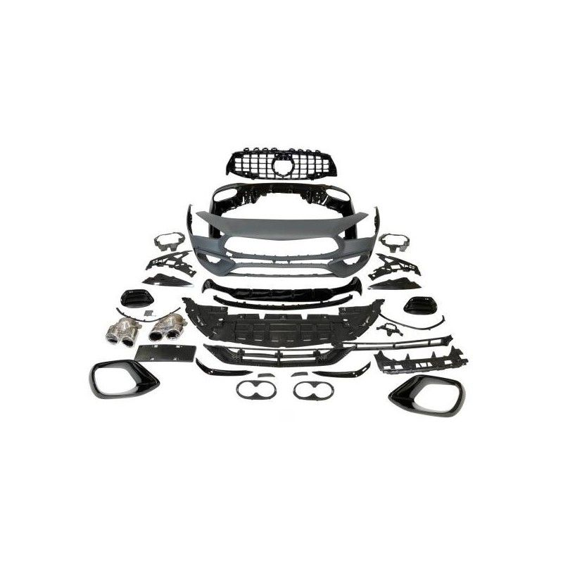 Kit De Carrosserie Mercedes W118 CLA Sedan Look A45, Mercedes Kit De Carrosserie Mercedes W118 CLA Sedan Look A45, Mercedes