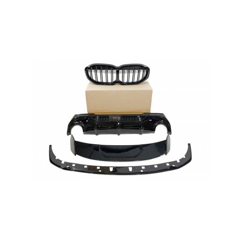 Kit De Carrosserie BMW F40 Look M Performance Noir brillant, Bmw Kit De Carrosserie BMW F40 Look M Performance Noir brillant, Bmw