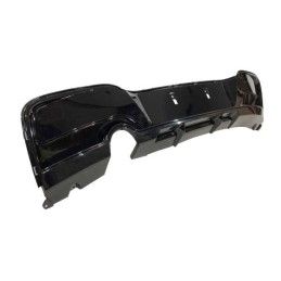 Diffuseur Arrière BMW F20 / F21 12-14 Look M-Performance 1 Sortie double Noir brillant, Bmw